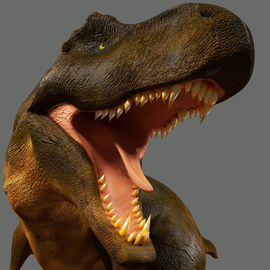 T-rex ,(fully rigged) preview image 4